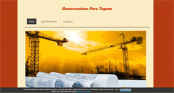 Desktop Screenshot of construccionsperetugues.com